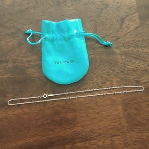 16 inch silver Tiffany chain